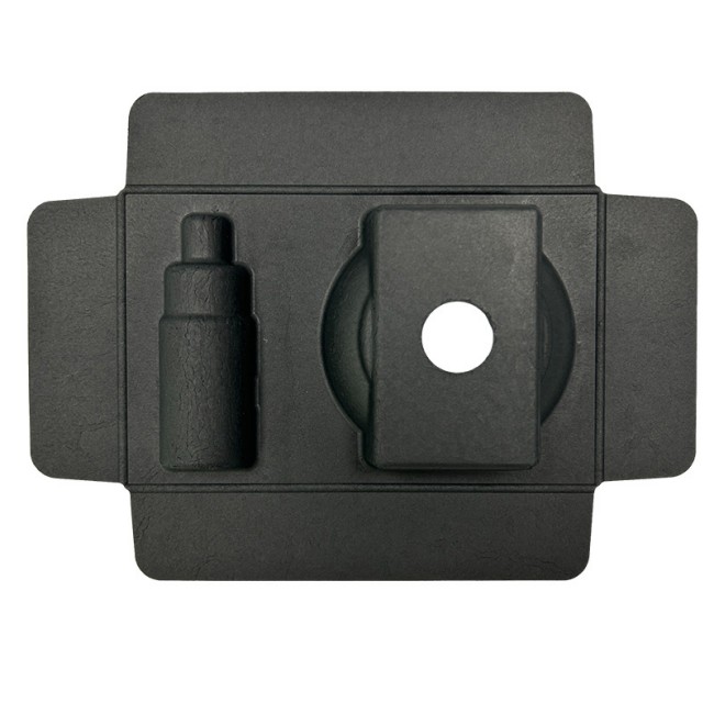 custom black molded pulp packaging