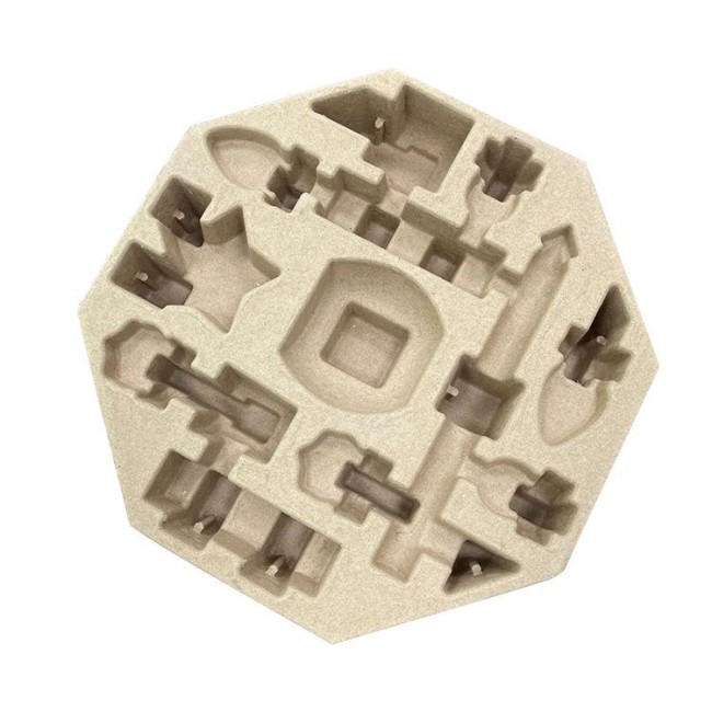 molded pulp candle tray