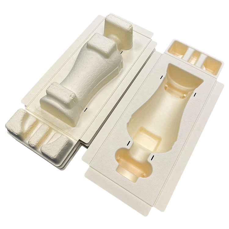 biodegradable pulp wine bottle trays