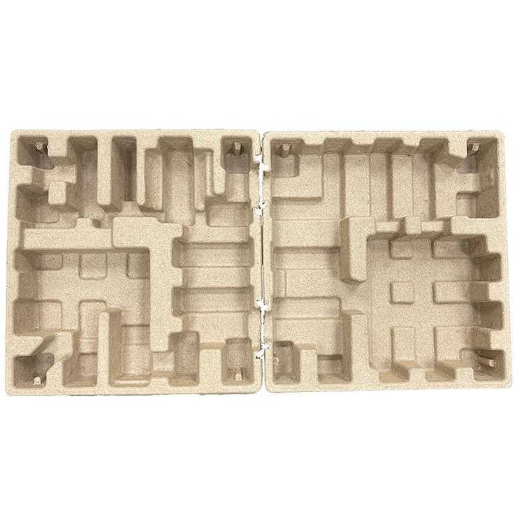 dry press recycled paper trays