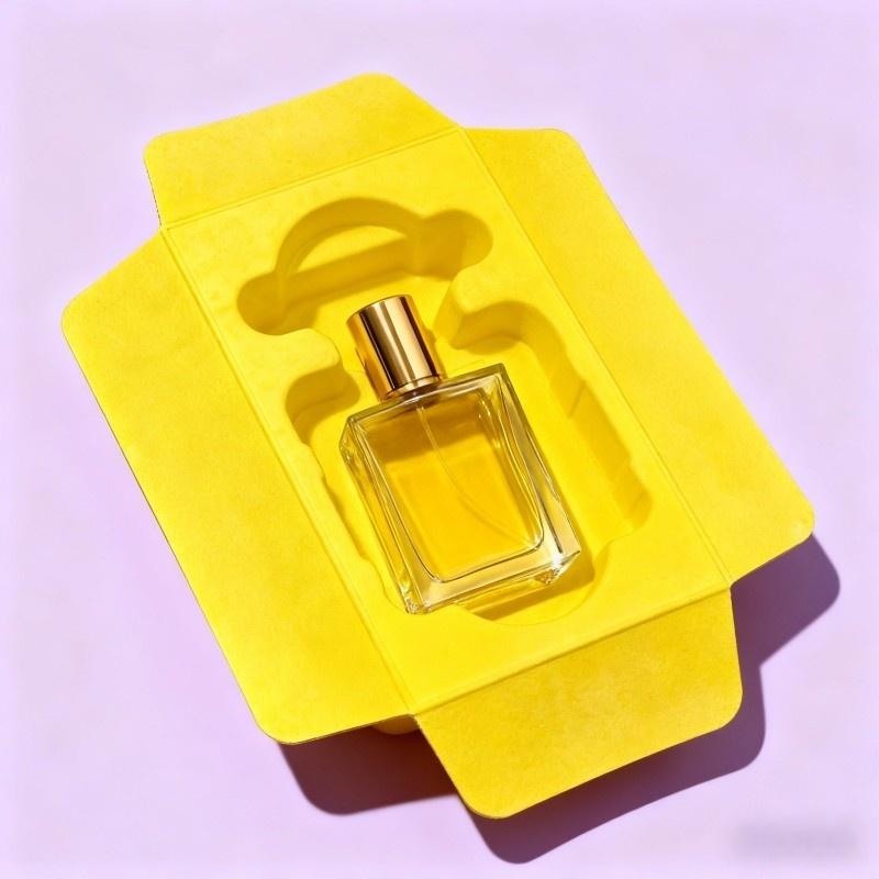 sugarcane paper perfume bottle tray