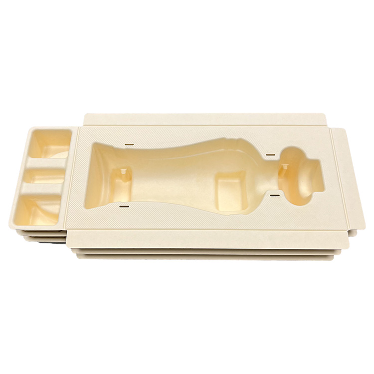 custom molded fiber bottle packaging